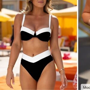 Cupshe x Jojo | Color Block Bikini